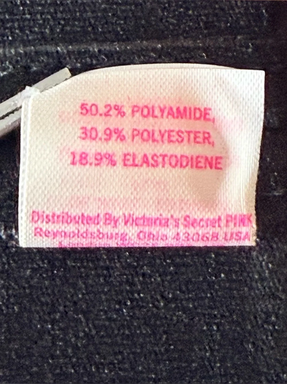 NEW “Pink” Victoria’s Secret Black Headband One Size RN# 54867